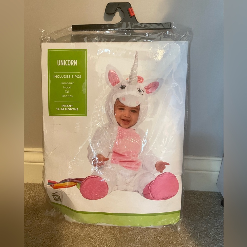 Baby unicorn Halloween costume size 12-24 mo